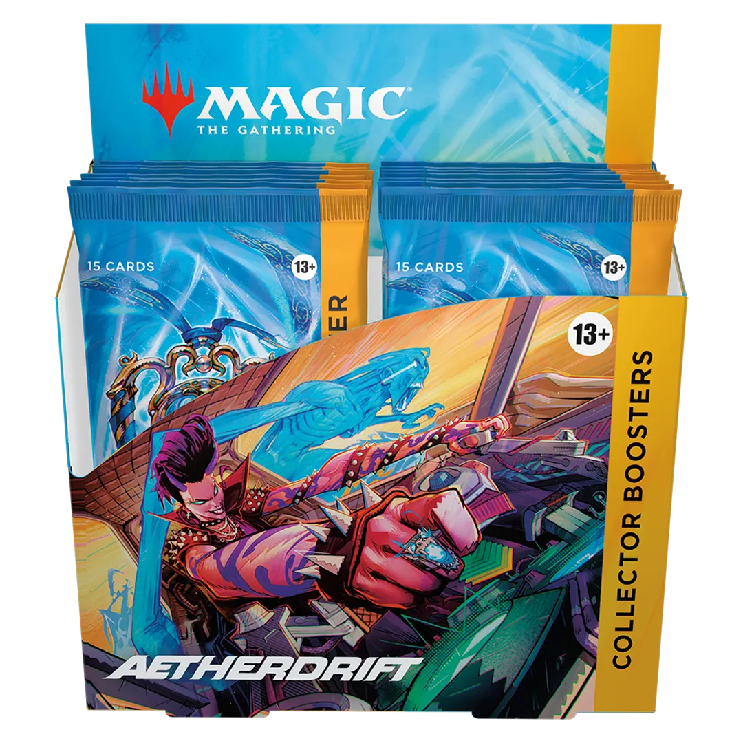 mtg afr booster box Magic: The Gathering Aetherdrift Collector Booster Box