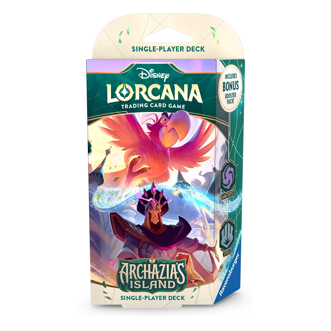 disney lorcana archazia's island starter deck Lorcana: - Decks The deck focuses on the Illusion keyword Lorcana: Archazia's Island Starter Deck