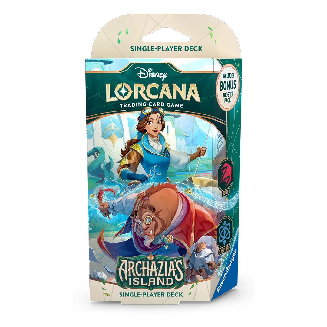 Archazia's Island Disney Lorcana Starter Deck Ruby & Sapphire