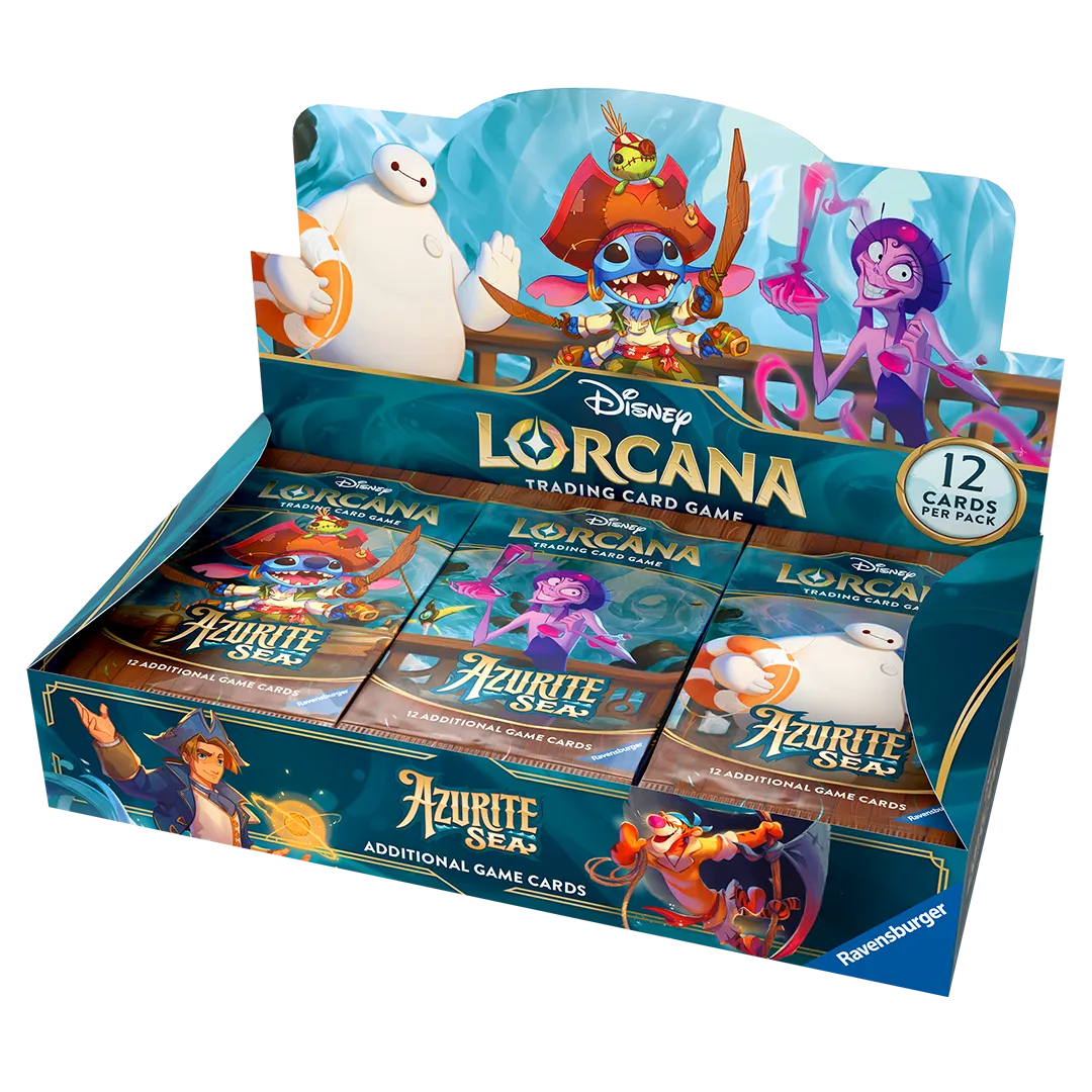 Disney Lorcana: Azurite Sea Booster Display Disney Lorcana: Azurite Sea Booster Display