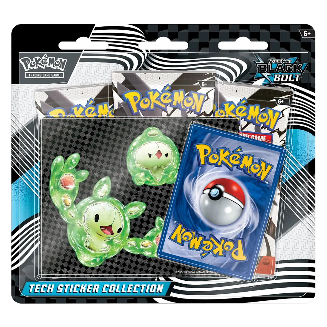 Pokémon Black Bolt Tech Sticker Collection