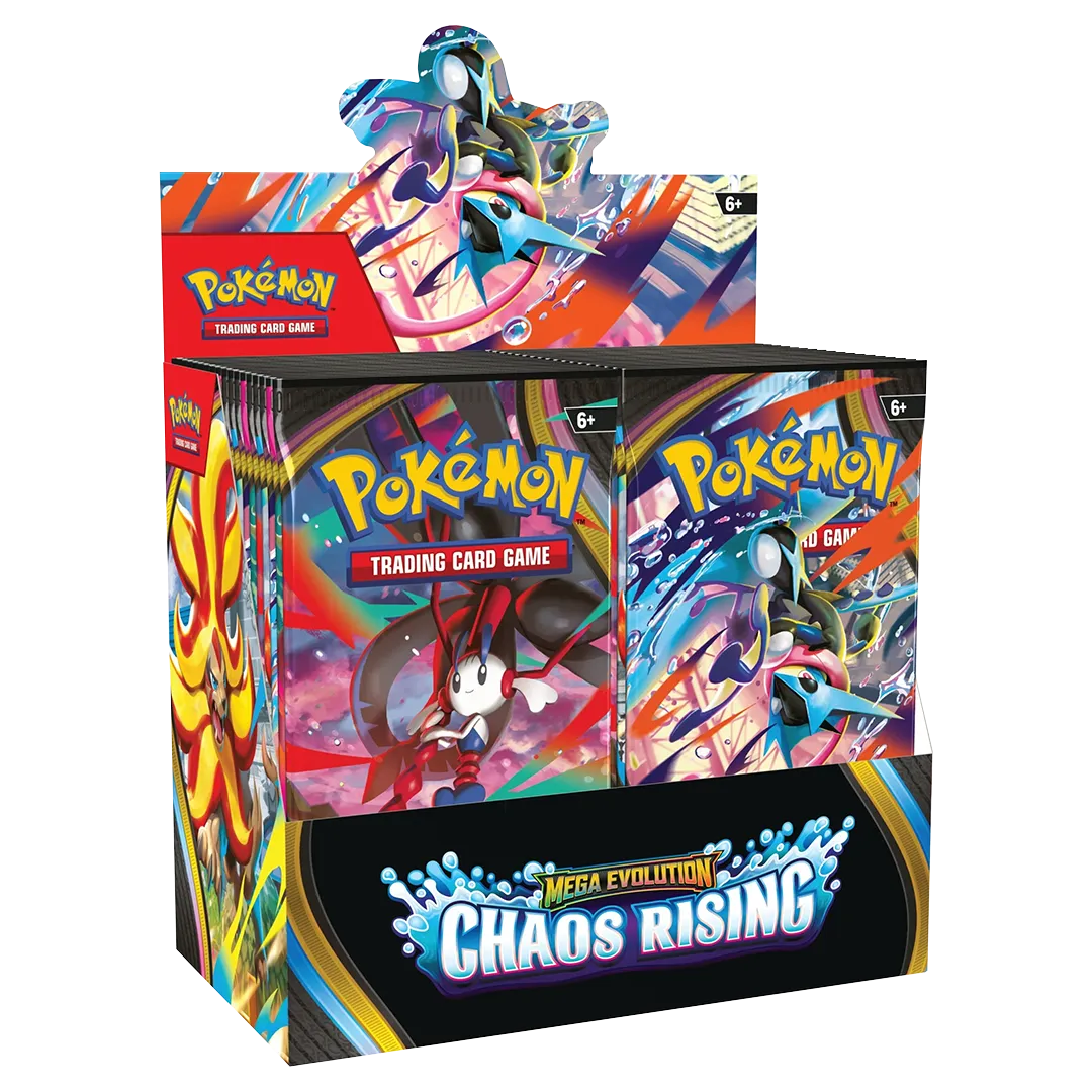 Pokemon Mega Evolution Chaos Rising Booster Box Pokemon Mega Evolution Chaos Rising Booster Box