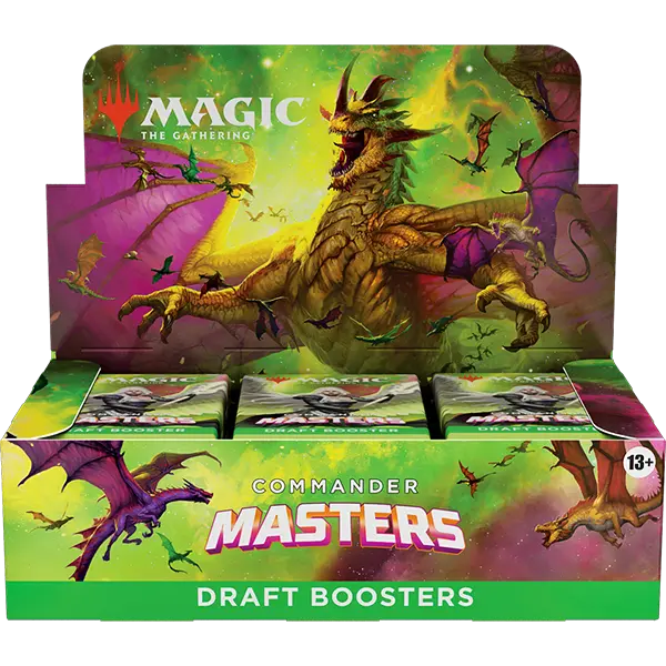 Commander Masters Magic the Gathering Draft Booster Box Commander Masters Magic the Gathering Draft Booster Box
