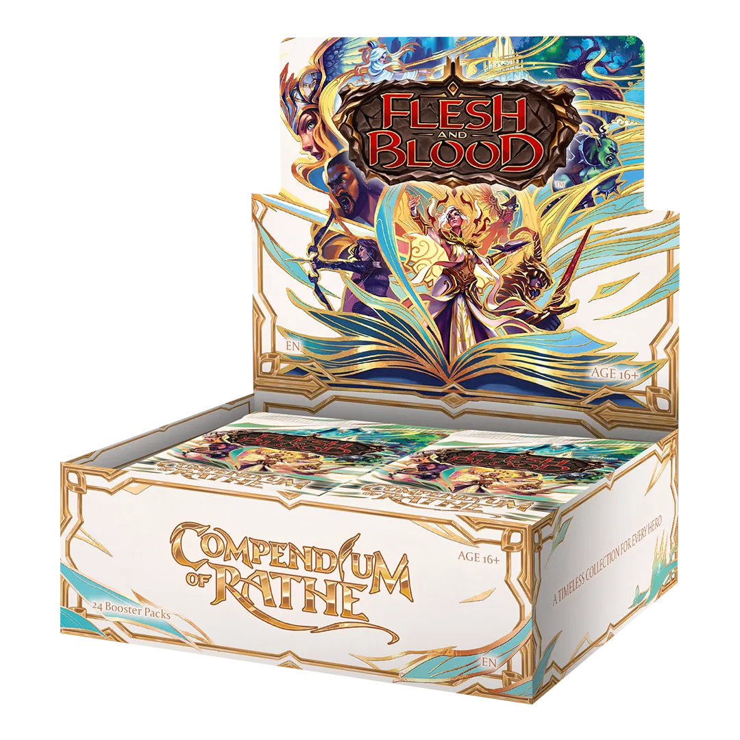 ra booster box Flesh and Blood TCG Compendium of Rathe Booster Box