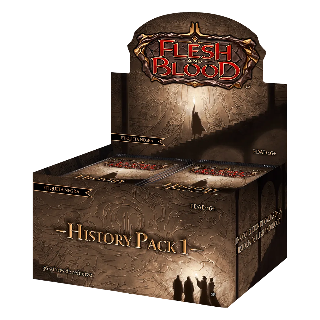 Flesh and Blood TCG: History Pack 1 Black Label Booster Box