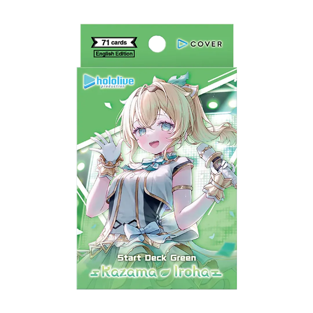 Hololive Official Card Game: Start Deck Green [KAZAMA IROHA]