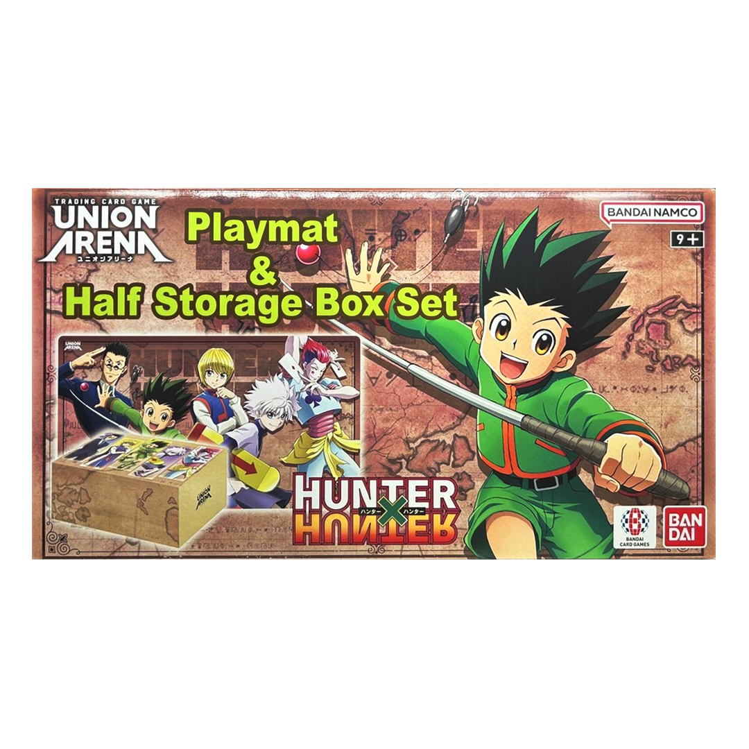 UNION ARENA スペシャルセット　HUNTER×HUNTER Union Arena: Hunter x Hunter Playmat & Half Storage Box Set