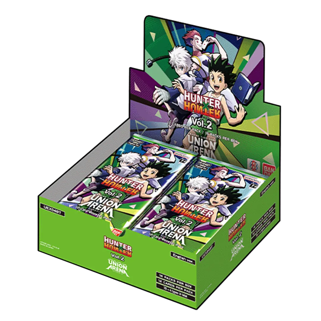union arena hxh booster box Hunter x Hunter Vol 2 The cards come from Japan Hunter x Hunter Booster Box