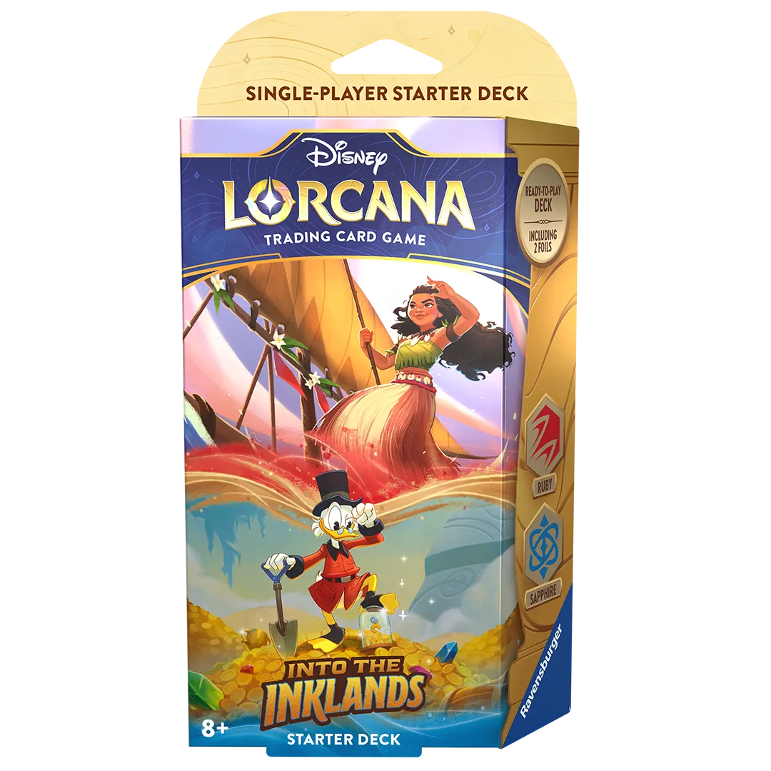 starter deck disney lorcana Disney Lorcana: Into the Inklands Starter Deck Sapphire & Ruby