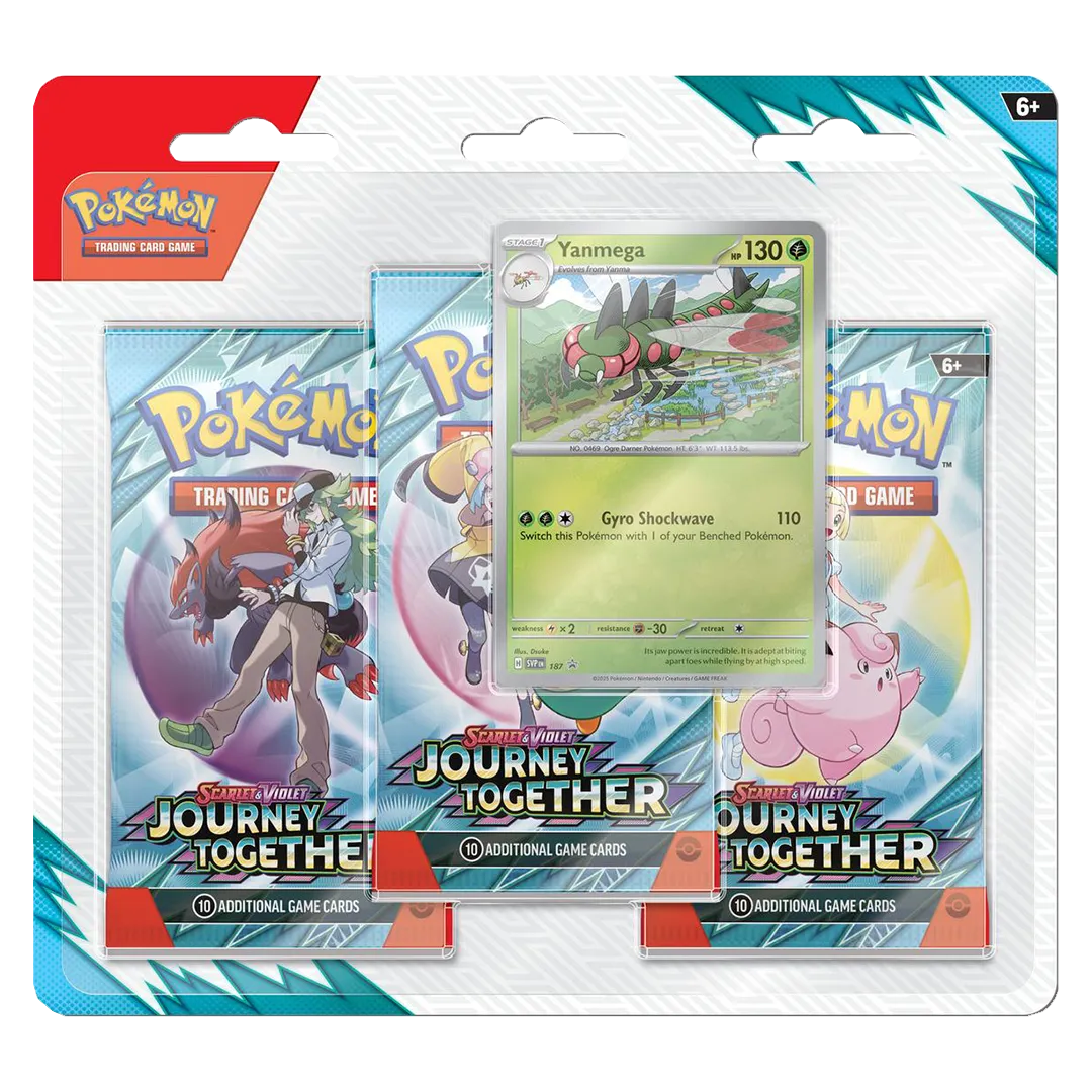 Scarlet & Violet: Journey Together - 3 Booster Blister [Yanmega]