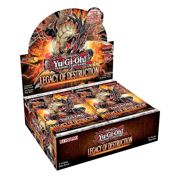 LEGACY OF DESTRUCTION 遊戯王 18BOX Legacy of Destruction Core Booster Box Display