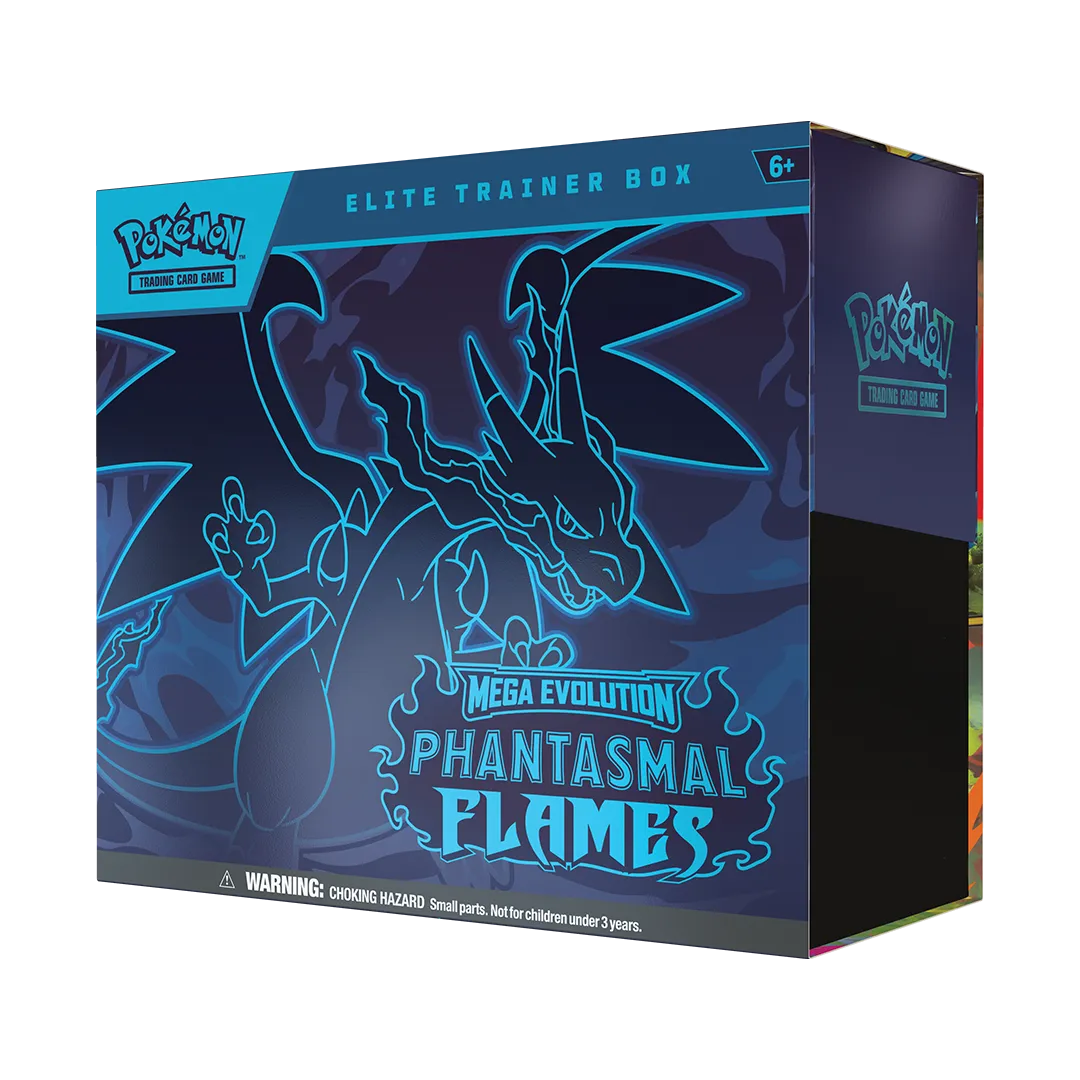 MEGA EVOLUTION PHANTASMAL FLAMES ボックス Pokémon Elite Trainer Box Mega Evolution Phantasmal Flames
