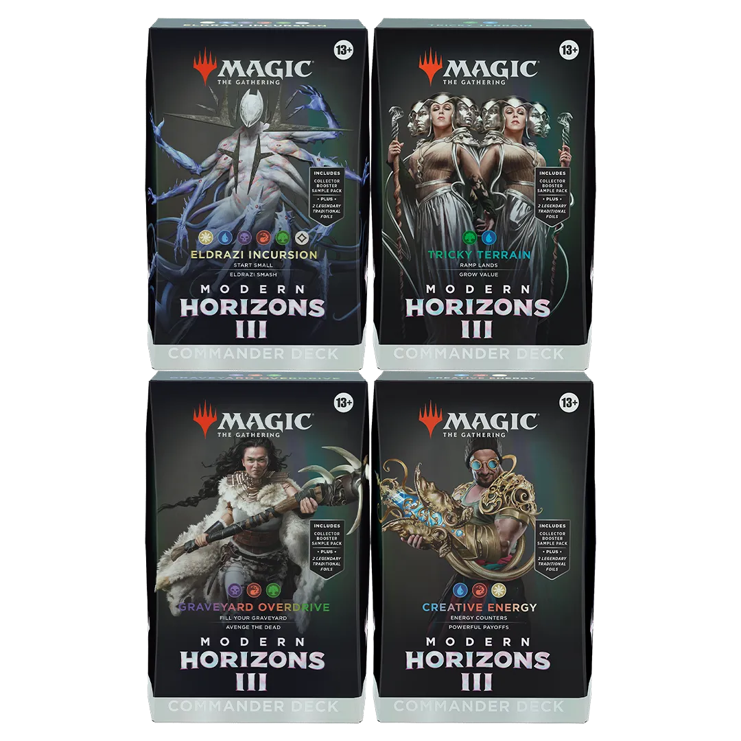 MTG - Modern Horizons 3 - Commander Deck - Set of 4 MTG - Modern Horizons 3 - Commander Deck - Set of 4