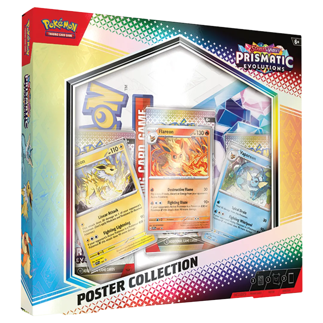 Scarlet & Violet: Prismatic Evolutions - Poster Collection Scarlet & Violet: Prismatic Evolutions - Poster Collection