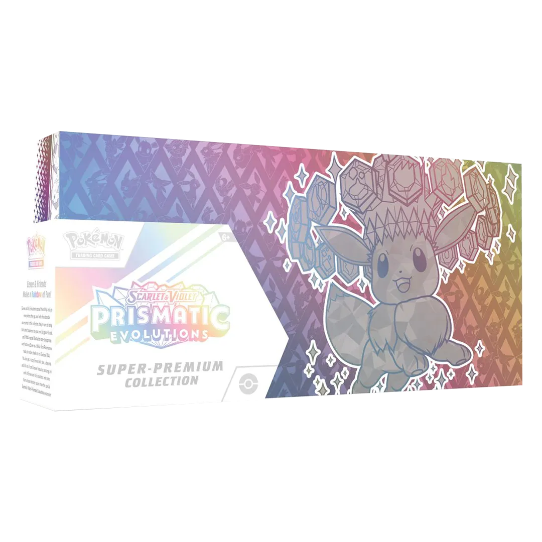 pokemon trading card games prismatic evolutions super premium collection box Prismatic Evolutions Super Premium Collection