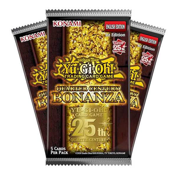 Quarter Century Bonanza Booster Box Display