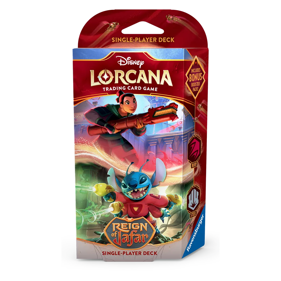 Lorcana TCG: Reign of Jafar Starter Deck (Ruby & Steel)