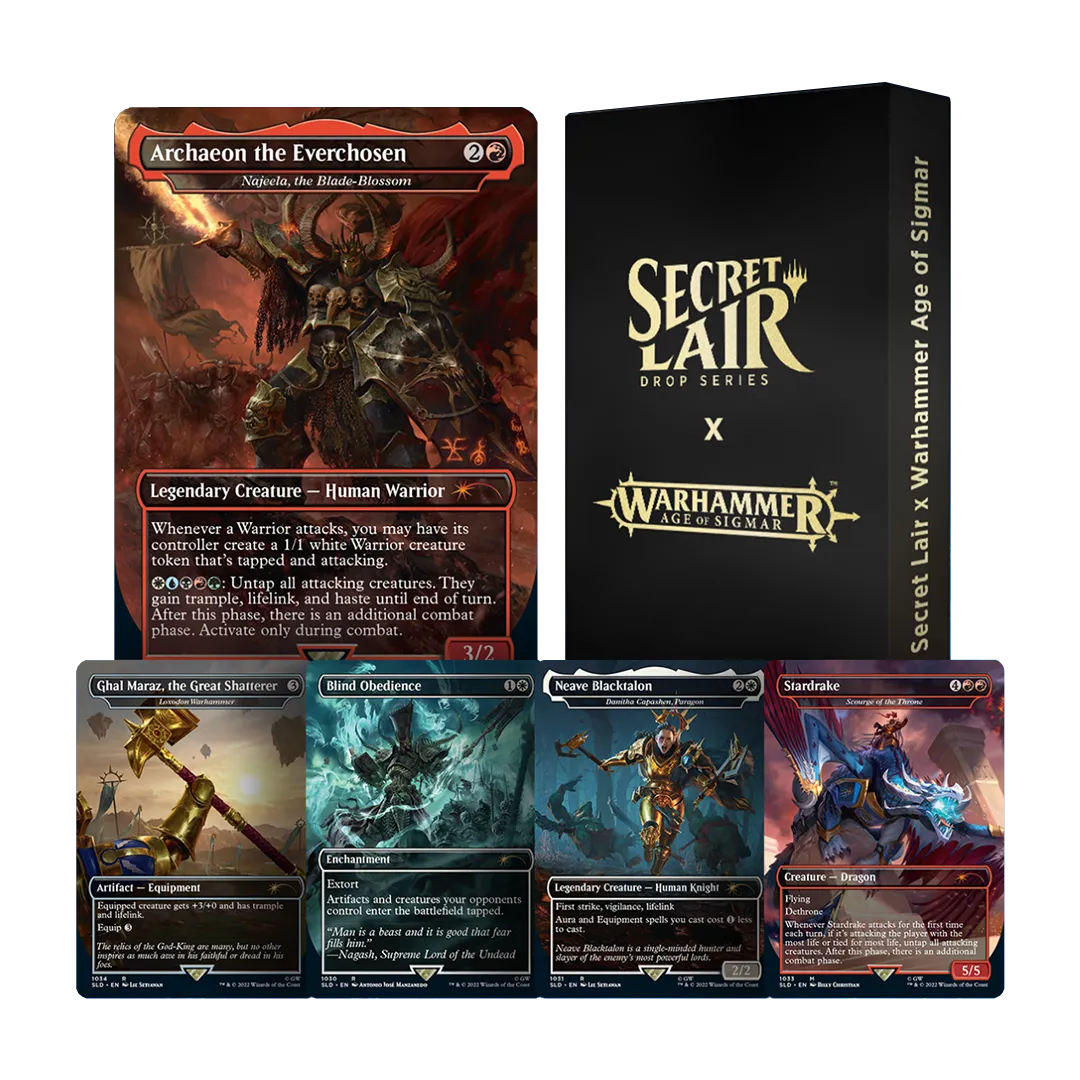 Secret Lair Drop Series 4セット Secret Lair Drop - Secret Lair x Warhammer Age of Sigmar