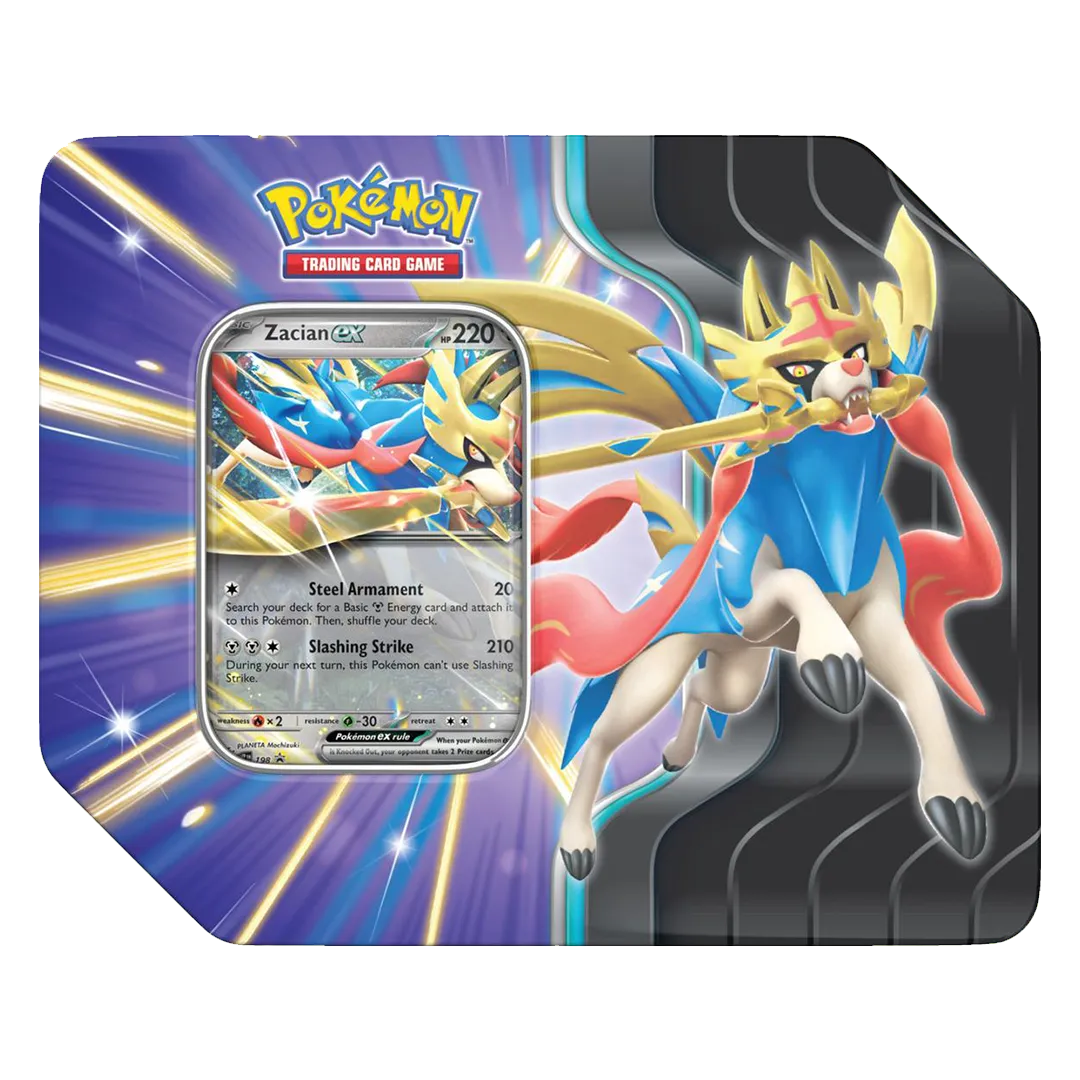 zacian v pokemon card Slashing Legends Tin [Zacian]