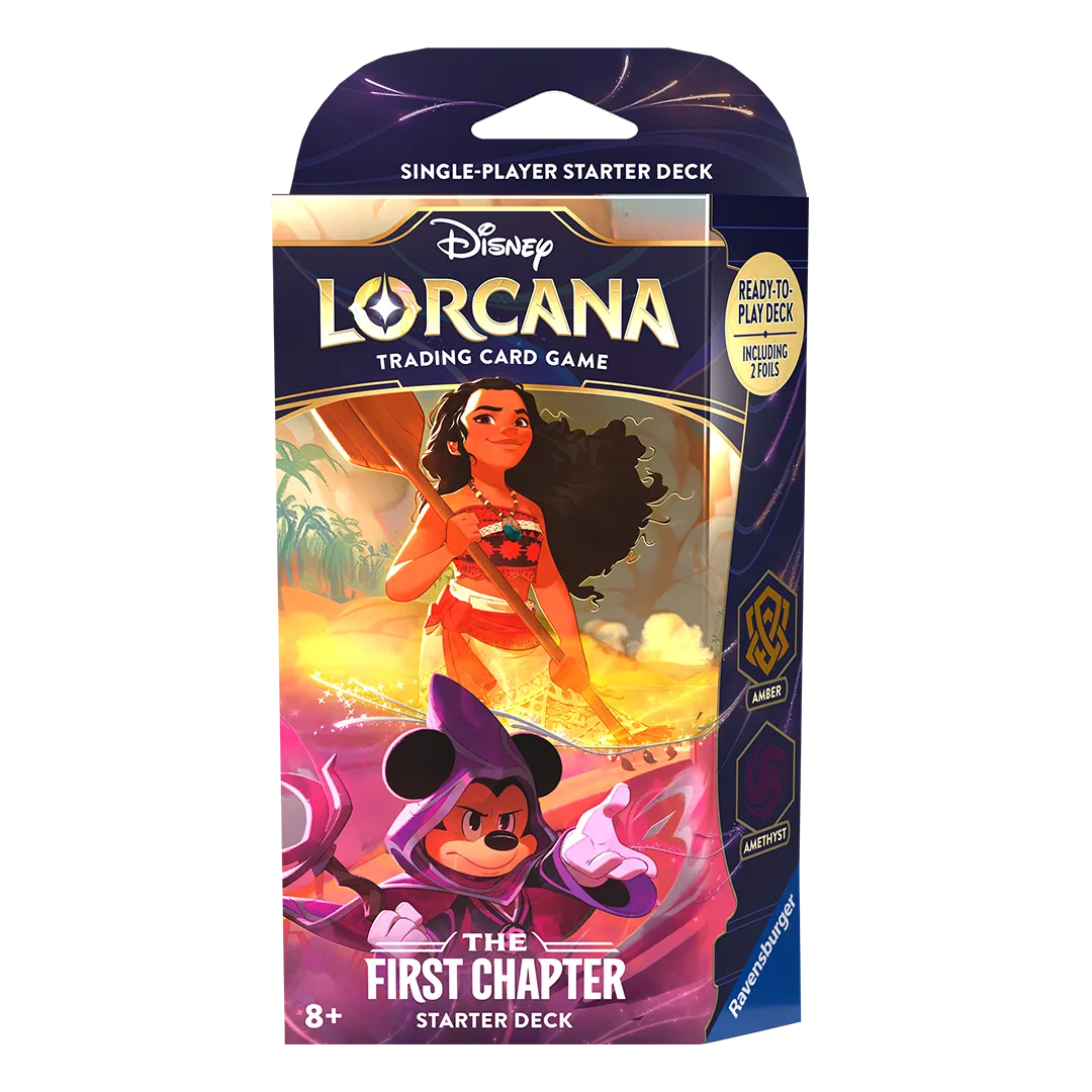 Disney Lorcana: The First Chapter Starter Deck (Amber & Amethyst) Disney Lorcana: The First Chapter Starter Deck (Amber & Amethyst)