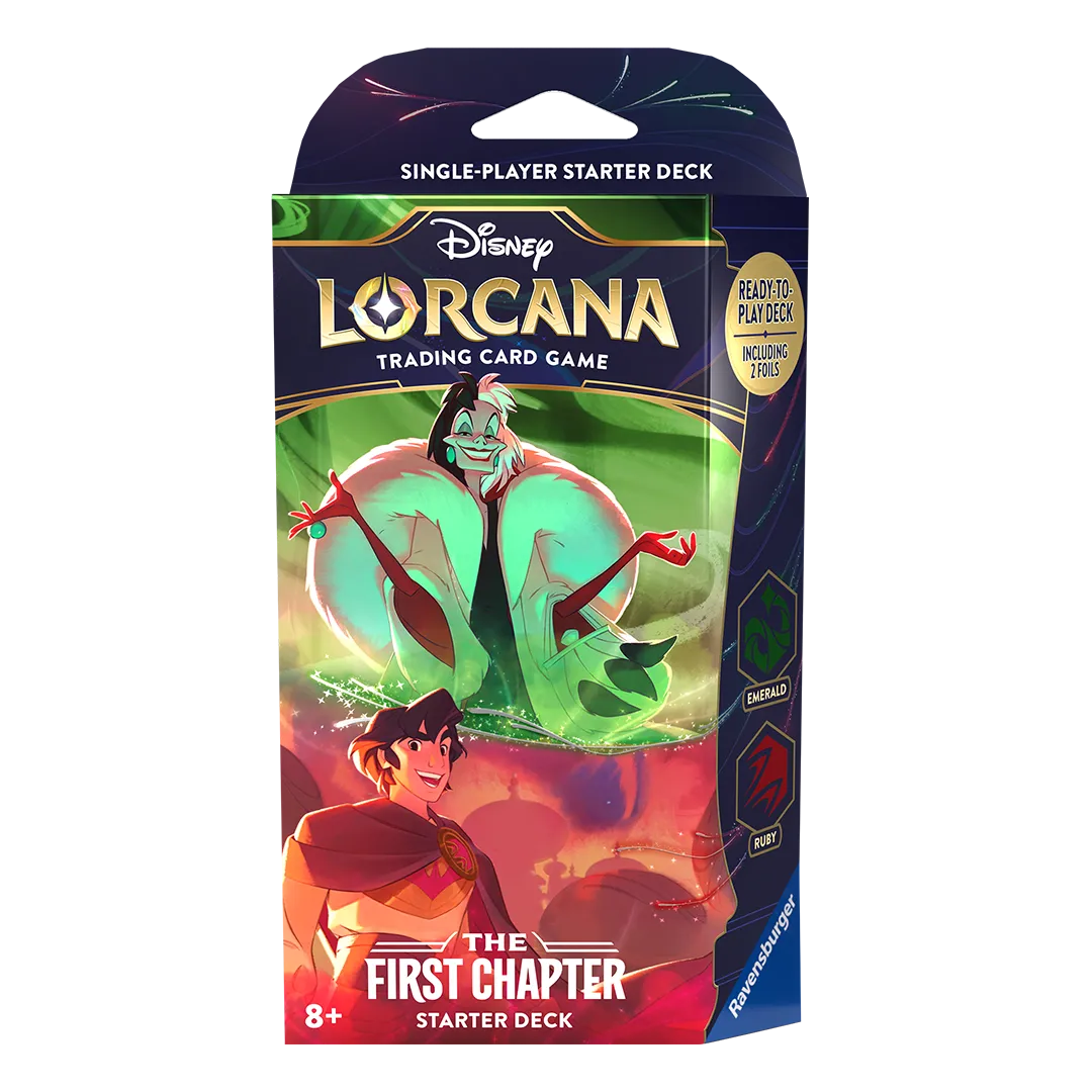 Disney Lorcana - The First Chapter - Starter Deck - Emerald & Ruby Disney Lorcana - The First Chapter - Starter Deck - Emerald & Ruby
