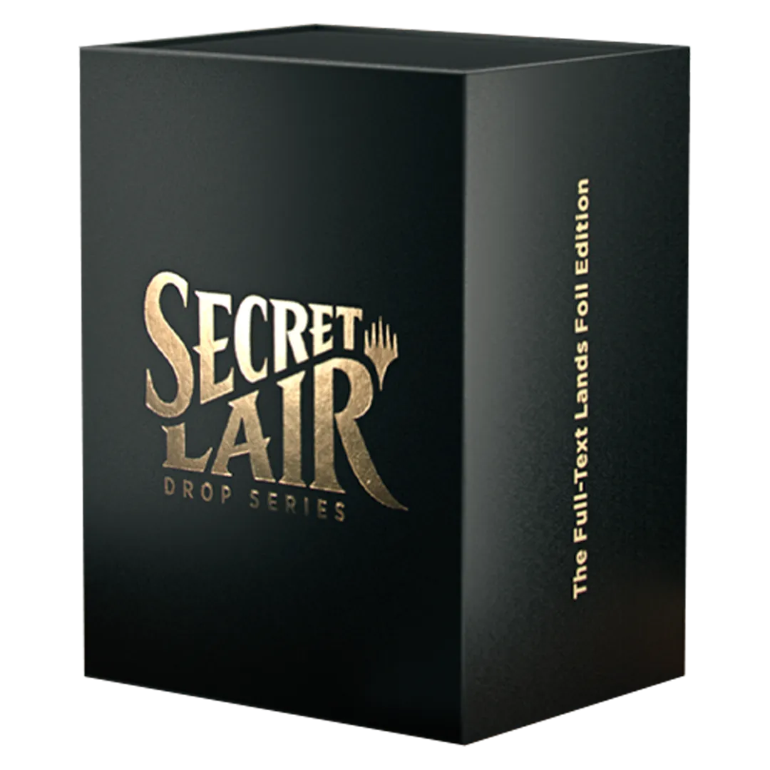 Full Text Lands FOIL 未開封BOX secret lair Secret Lair Drop - The Full-Text Lands [Foil Edition]