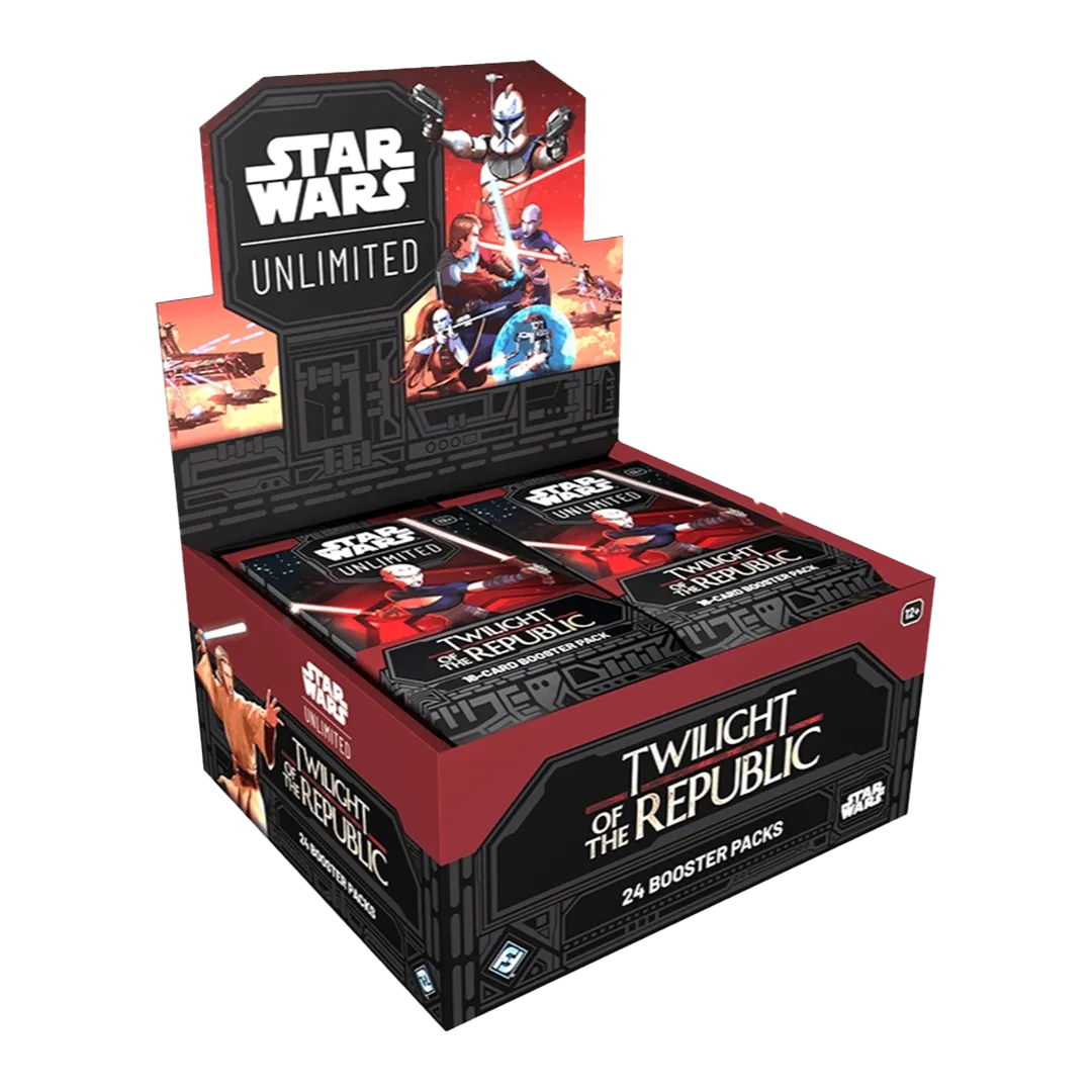 crucible of war booster box unlimited Star Wars Unlimited: Twilight of the Republic Booster Box