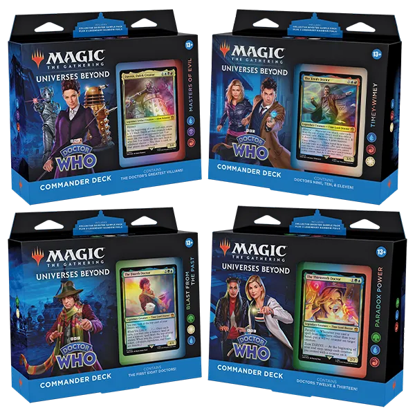 Universes Beyond: Doctor Who Commander Decks (Set of 4) Universes Beyond: Doctor Who Commander Decks (Set of 4)