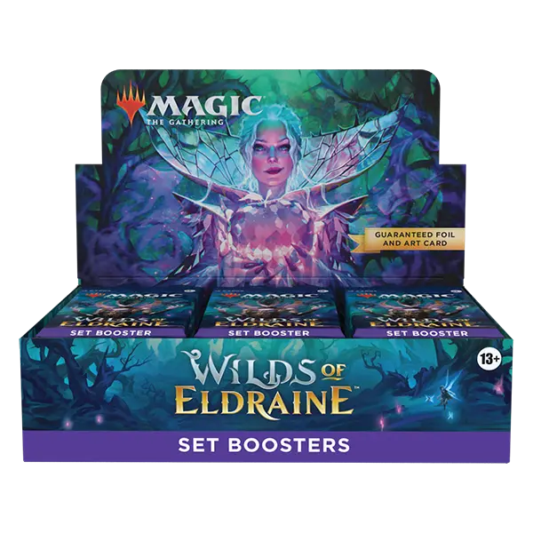 how many mythic rares in a set booster box Wilds of Eldraine Set Booster Display