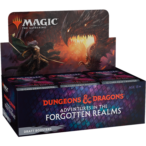 Adventures in the Forgotten Realms Draft Booster Box Display Adventures in the Forgotten Realms Draft Booster Box Display