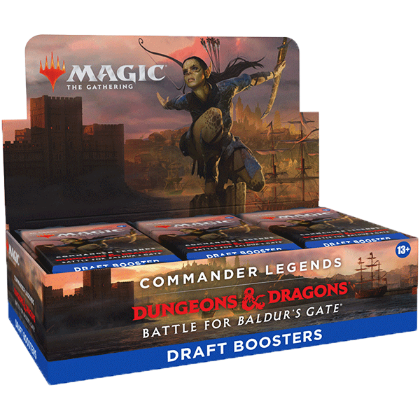 mtg booster box draft Commander Legends: Battle for Baldur's Gate Draft Booster Box Display