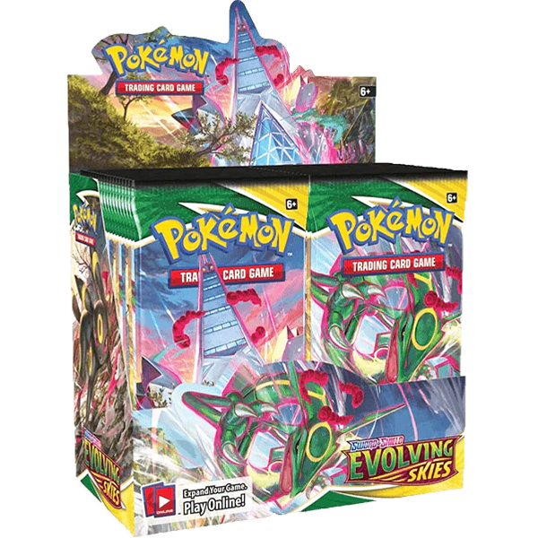 Pokemon: Sword & Shield: Evolving Skies - Booster Box Display Pokemon: Sword & Shield: Evolving Skies - Booster Box Display