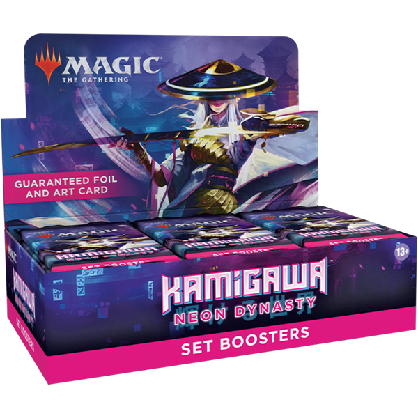 native booster box Kamigawa: Neon Dynasty Set Booster Box Display