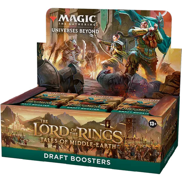 MTG: Lord of the Rings Tales of Middle-Earth Draft Booster Box Display MTG: Lord of the Rings Tales of Middle-Earth Draft Booster Box Display