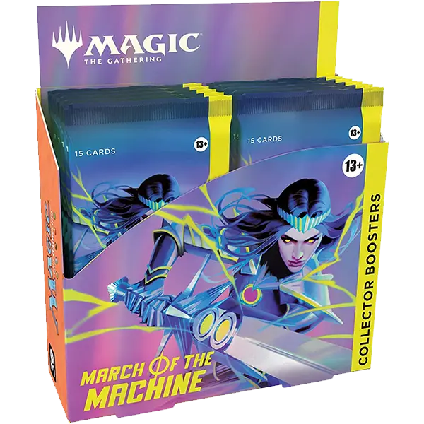 mtg theme booster box March of the Machine Collector Booster Display