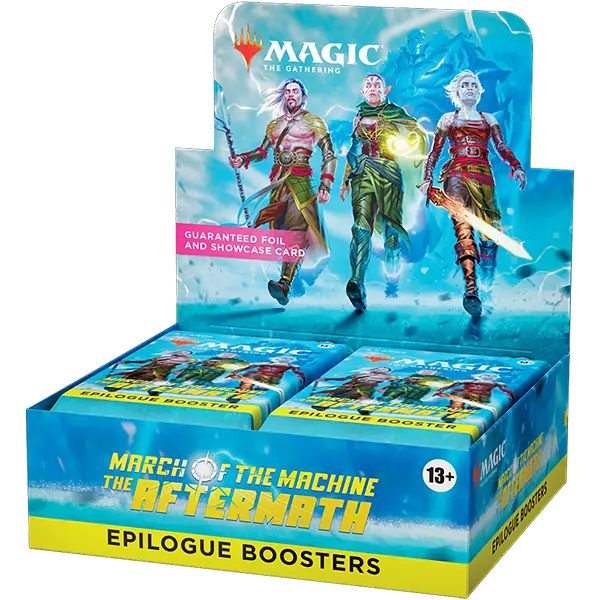 magic the gathering march of the machine draft booster box March of the Machine: The Aftermath Epilogue Booster Display