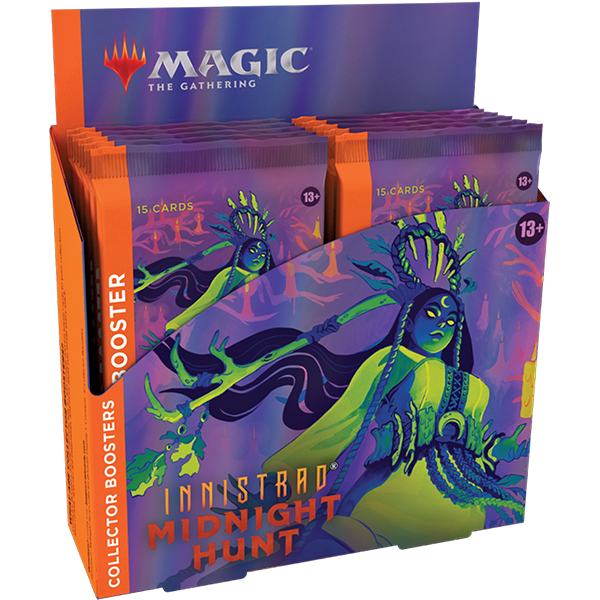 hunted booster box Innistrad: Midnight Hunt Collector Booster Box Display