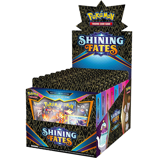 pokemon trading card game shining fates mad party pin collection Shining Fates