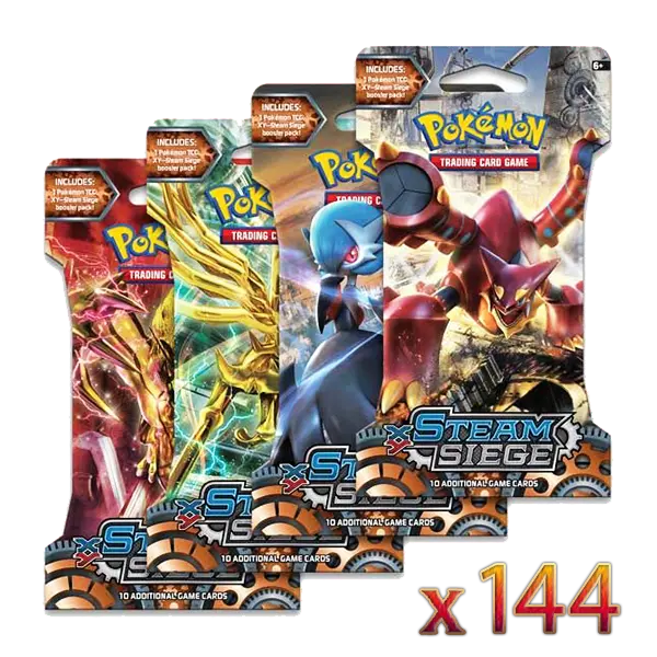 Steam Siege - Sleeved Booster Case (144 Boosters) Steam Siege - Sleeved Booster Case (144 Boosters)
