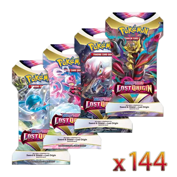 Sword & Shield: Lost Origin - Sleeved Booster Case (144 Boosters) Sword & Shield: Lost Origin - Sleeved Booster Case (144 Boosters)