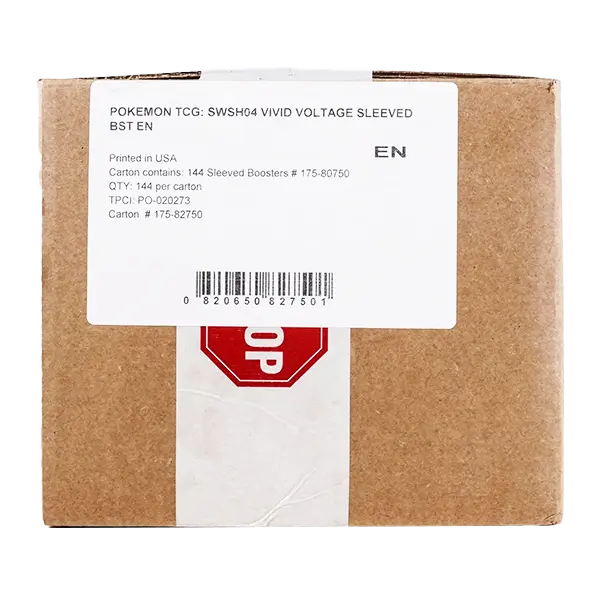 Sword & Shield: Vivid Voltage - Sleeved Booster Case (144 Boosters)
