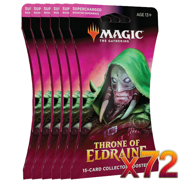 booster box eldraine Throne of Eldraine Collector Booster Blister Case (72 Packs)