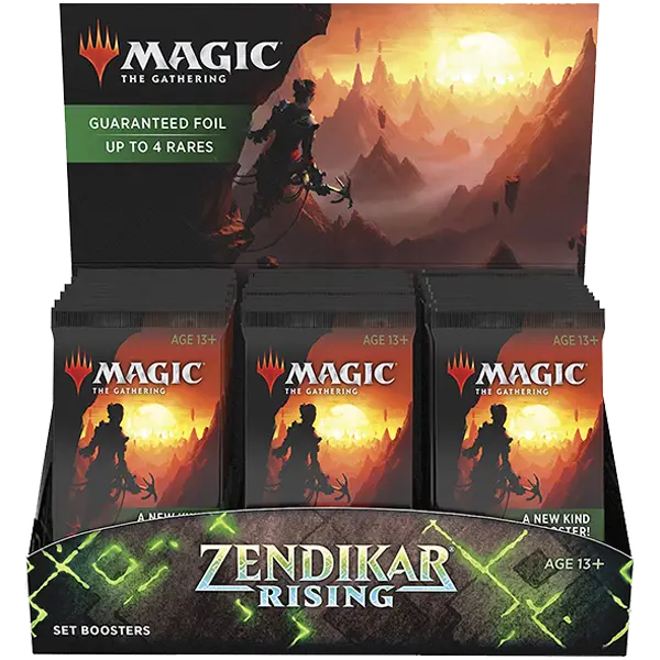 Zendikar Rising Set Booster Box Display Zendikar Rising Set Booster Box Display