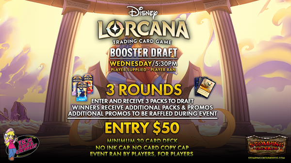 Disney Lorcana: Booster Draft (Player Ran)