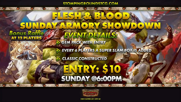 Flesh & Blood - Sunday Armory Showdown Event