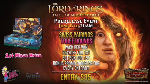 Lord of the Rings Tales of Middle Earth – Prerelease Event