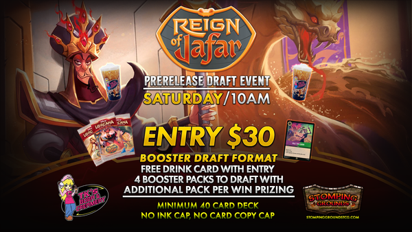 Disney Lorcana: Reign of Jafar Prerelease Draft Event