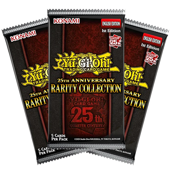 25th Anniversary Rarity Collection Booster Box Display