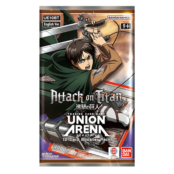 attack on titan booster box Titan: Battle for Humanity Display UVS Games and the Titans Union Arena Attack on Titan
