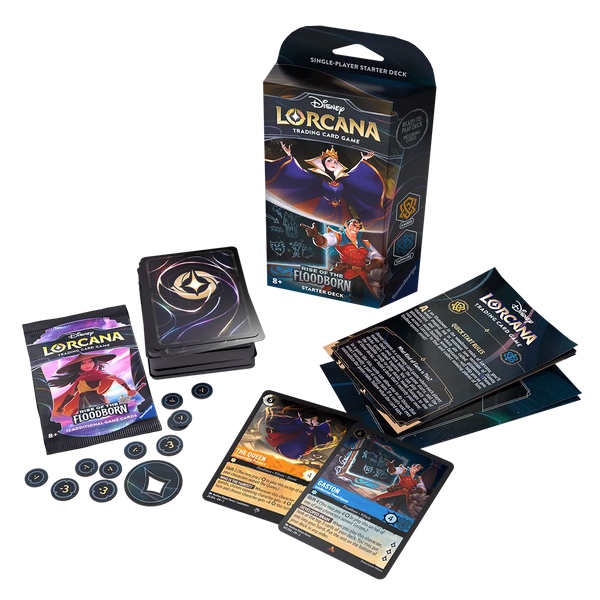 Disney Lorcana: Rise of the Floodborn Starter Deck [Amber & Sapphire]